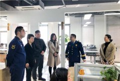 南通市崇川區(qū)消防大隊領導蒞臨我公司參觀指導